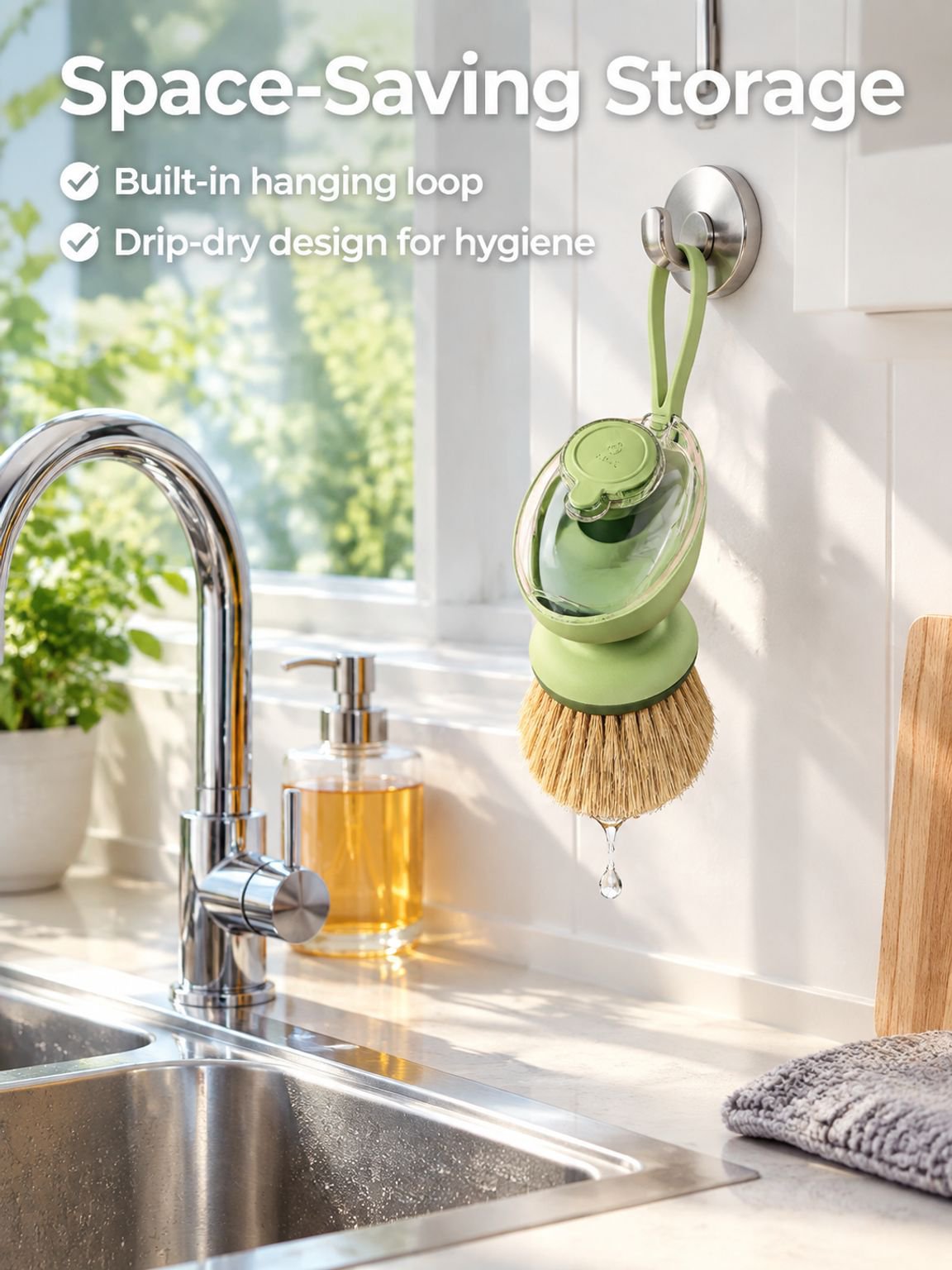 One touch liquid pot brush artifact