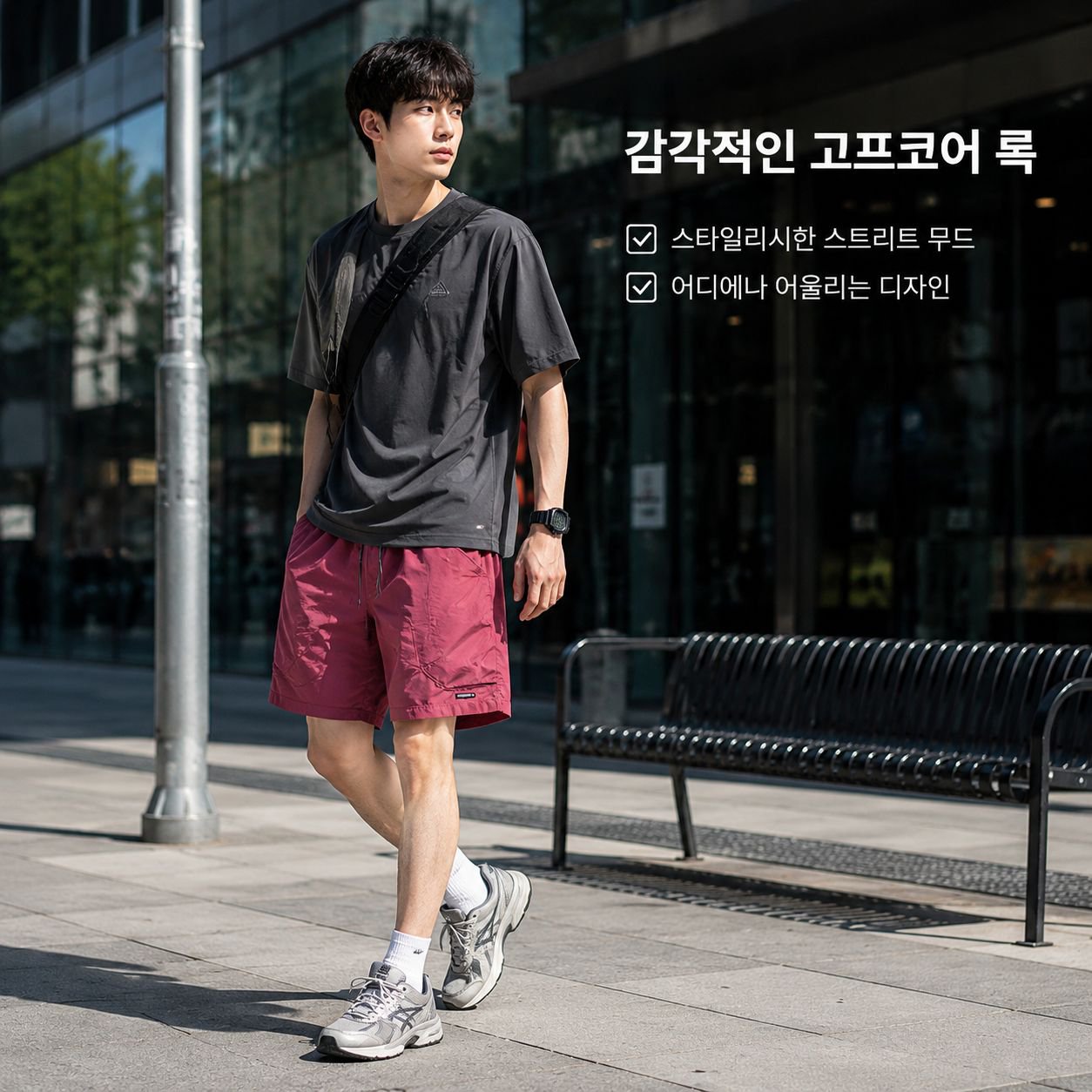 신상 심플 고급스러운 쿨링 숏팬츠