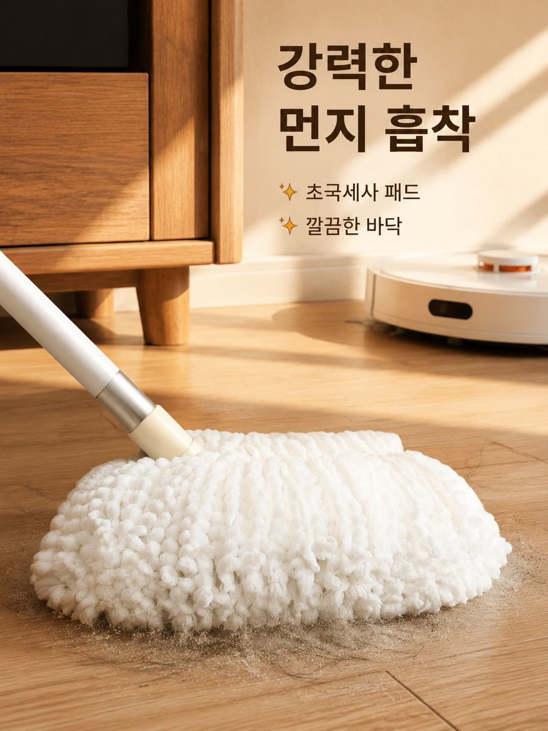 가정용 회전 물걸레 청소기 세트 손쉬운 청소 필수품