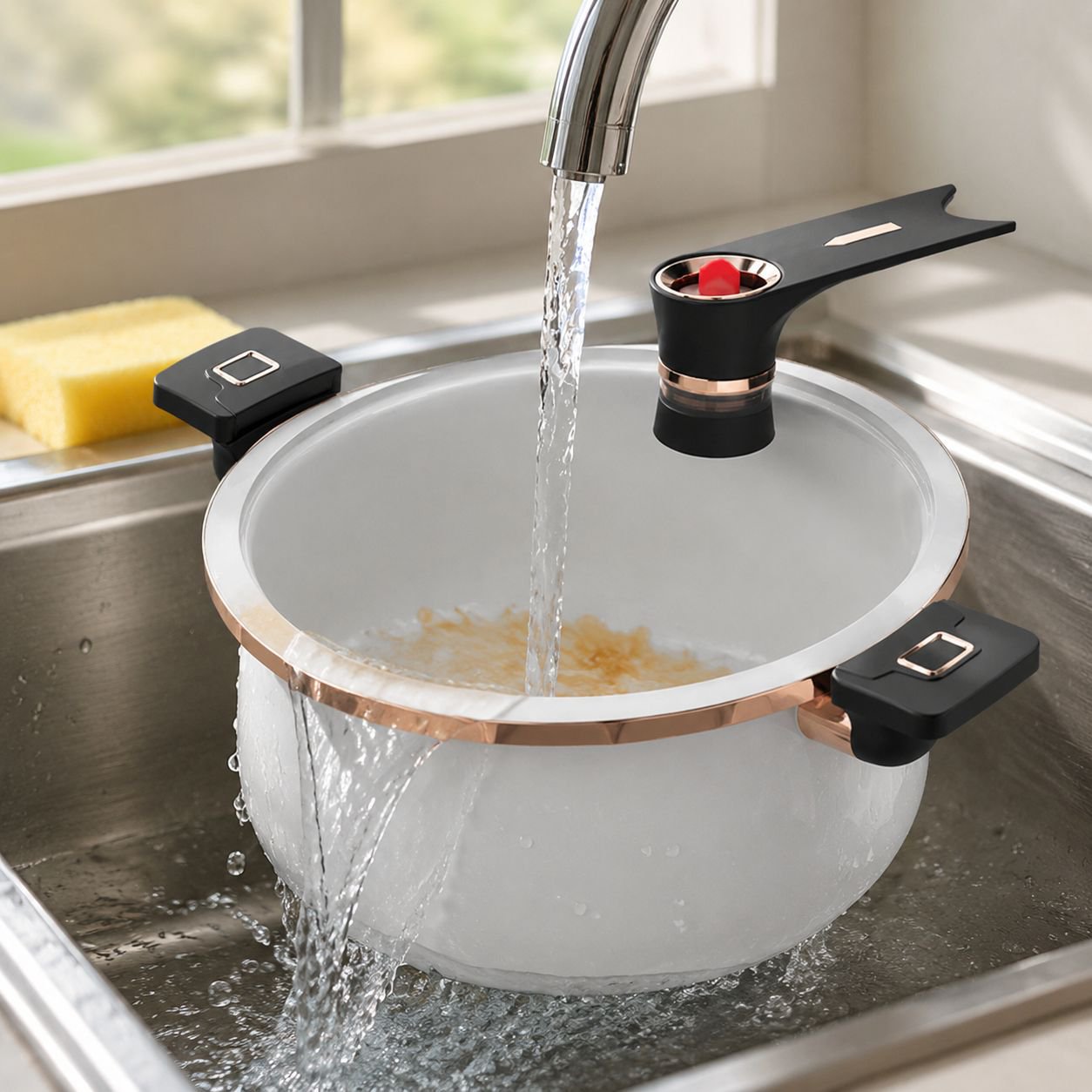 Multi-functional Ceramic Enamel Micro-pressure Pot