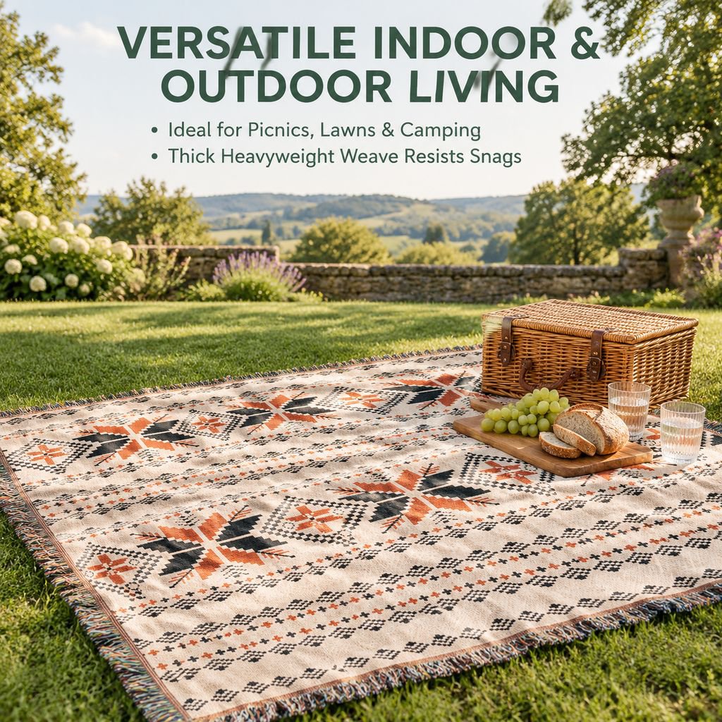 Vintage American Country Sofa Throw Blanket One-Piece Chair Cover Mat