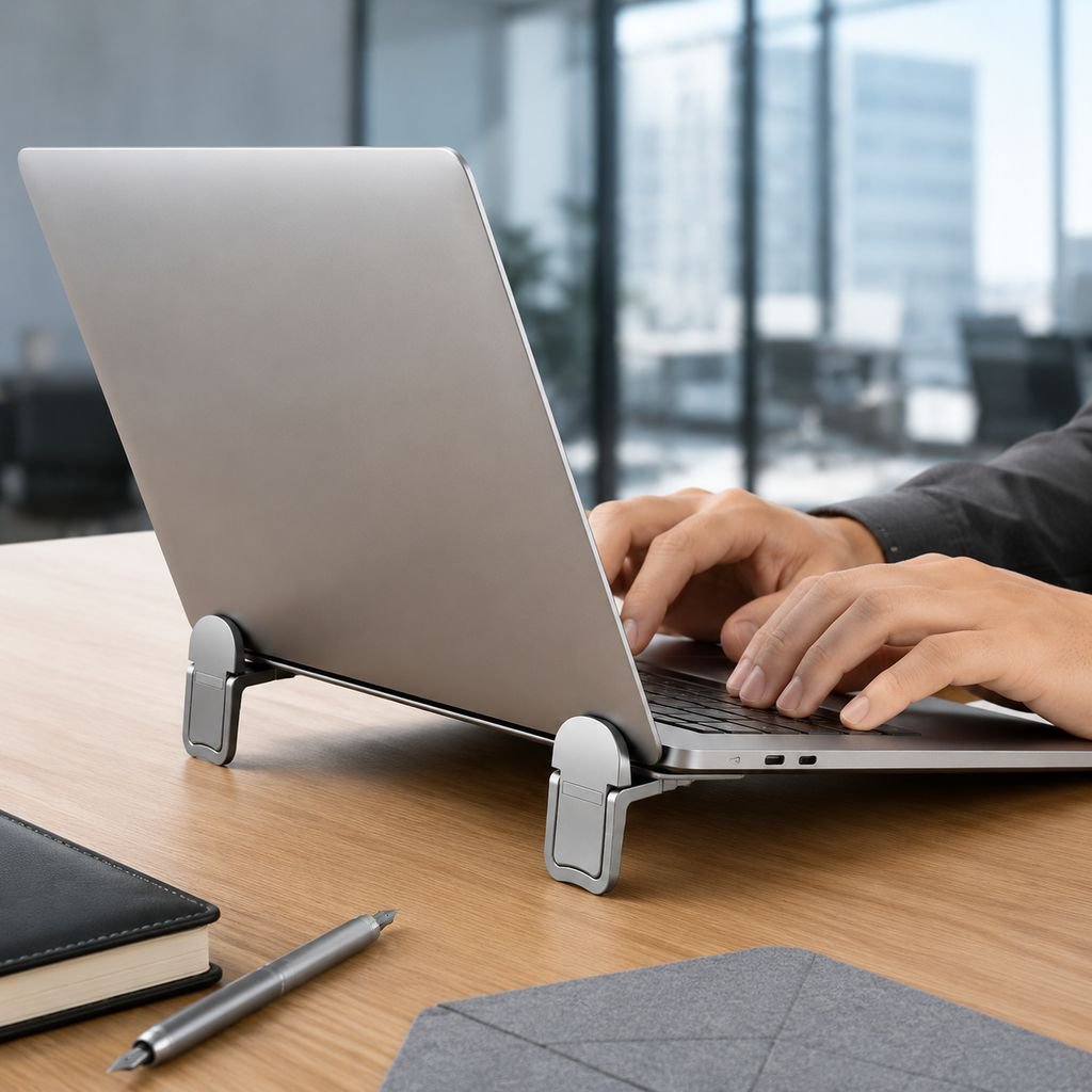 Mini office support stand easy to carry and store