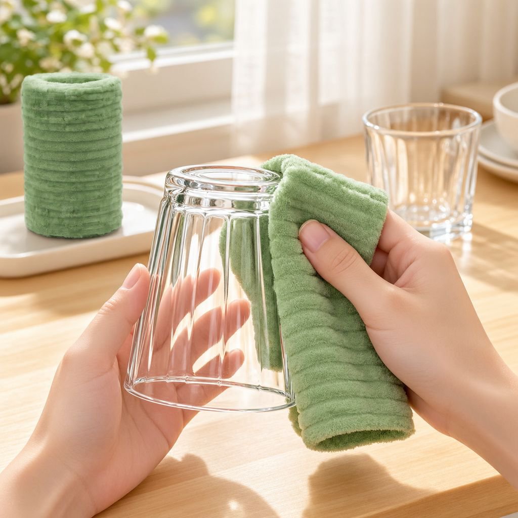 手でちぎった竹の継ぎ目のあるベルベットの週ごとの磨き布
