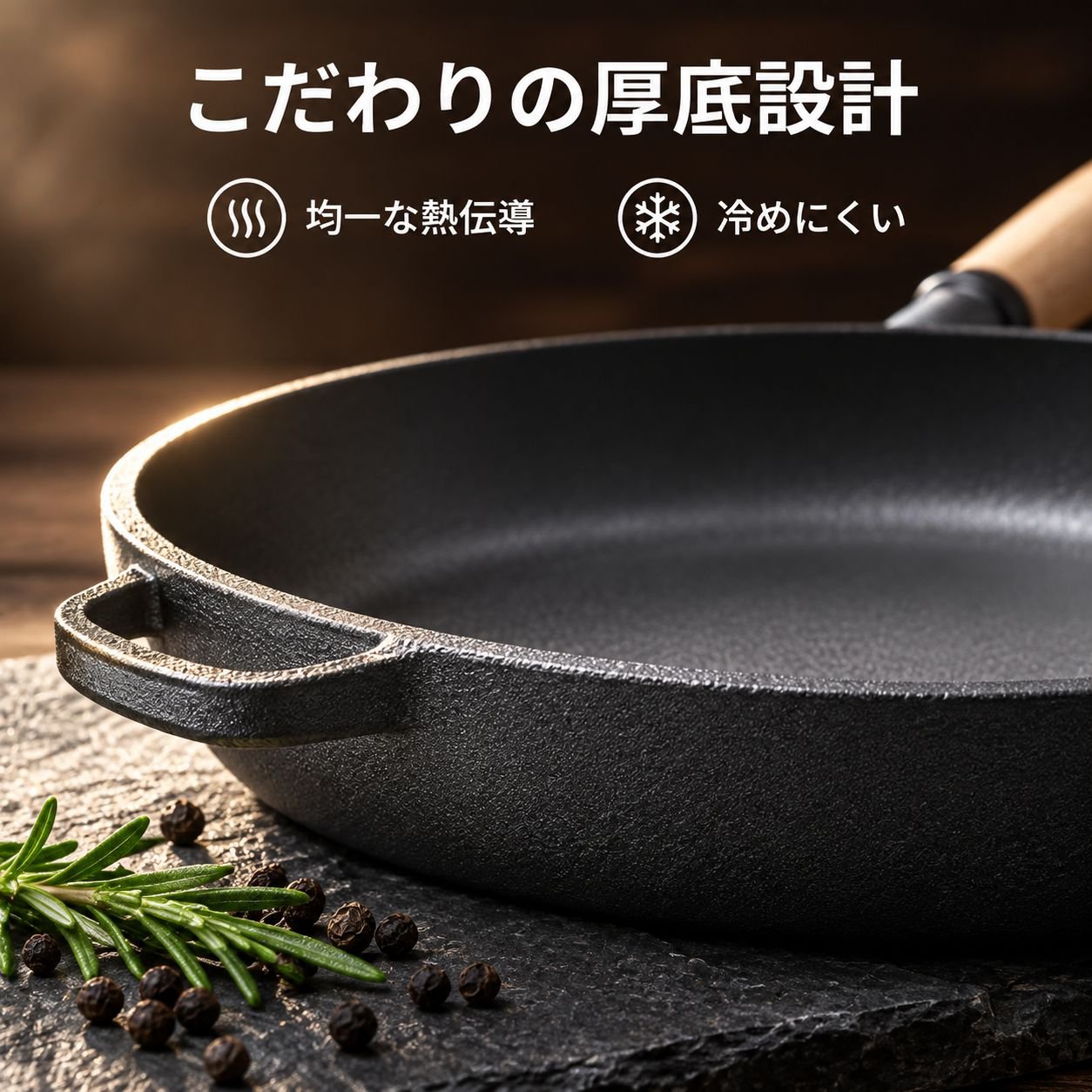 厚手ノンスティックエッグ・ステーキパン