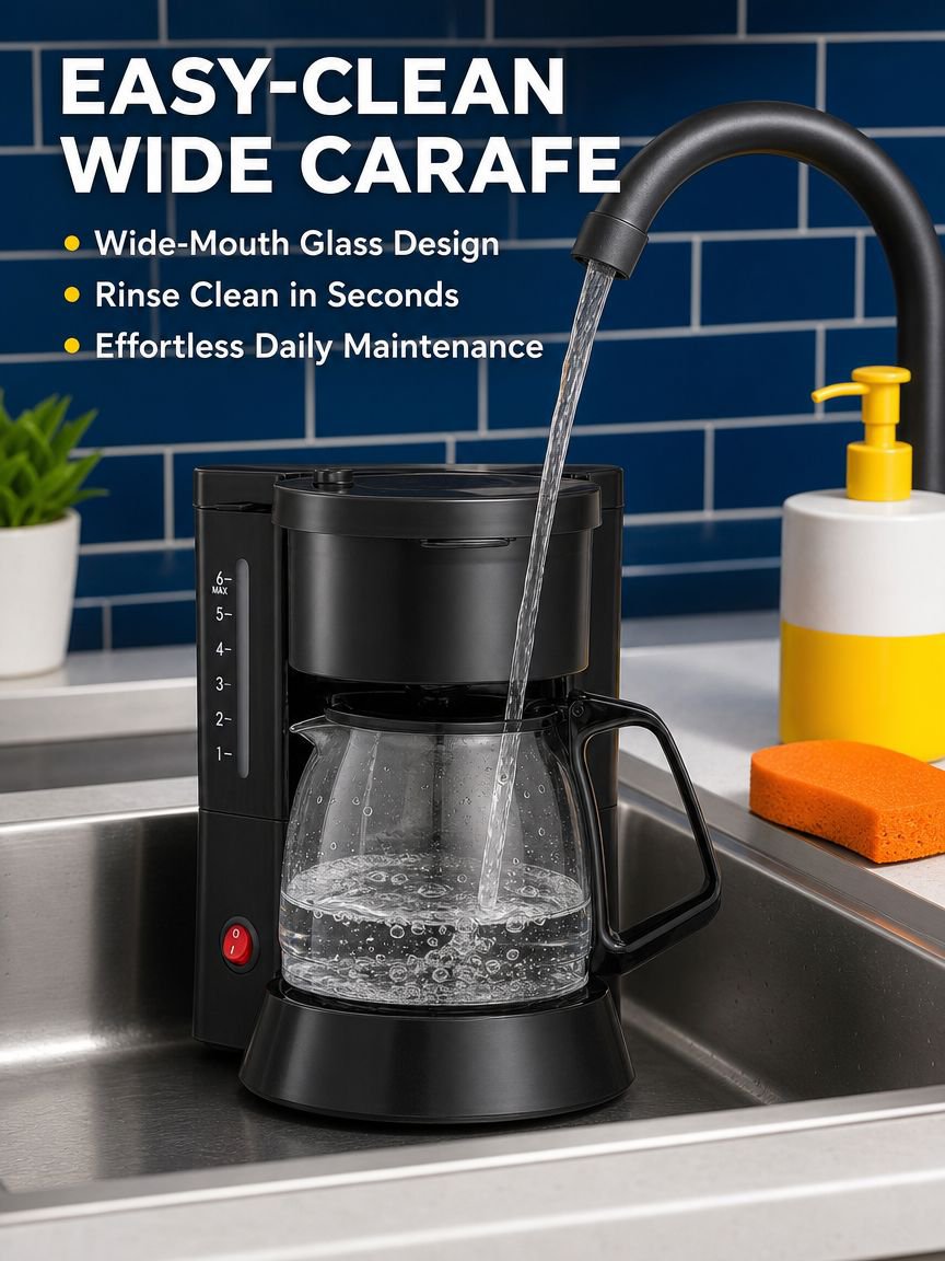Removable filter basket for easy cleaning