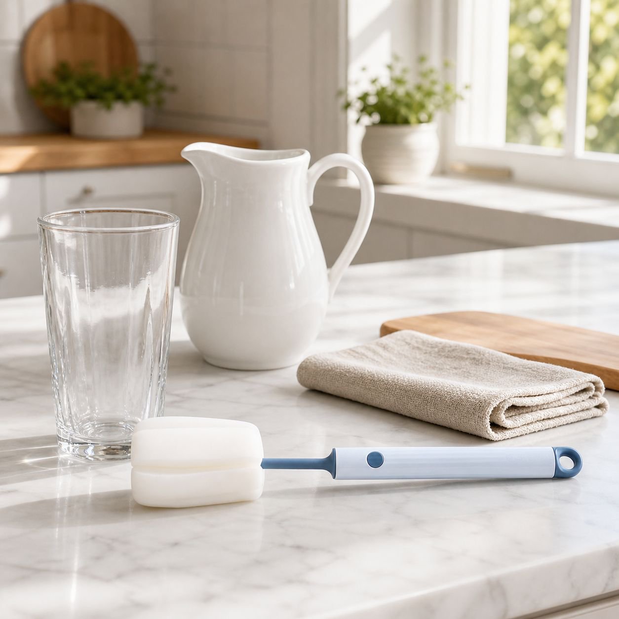 Multipurpose Cup Washing Sponge Brush
