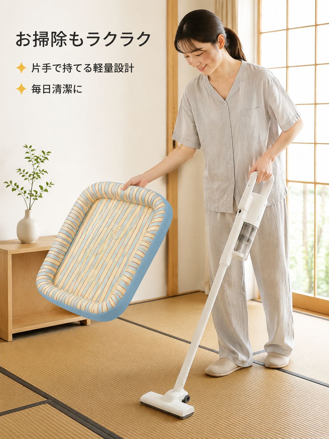 四季通用 耐久性ペット用犬小屋ベッド