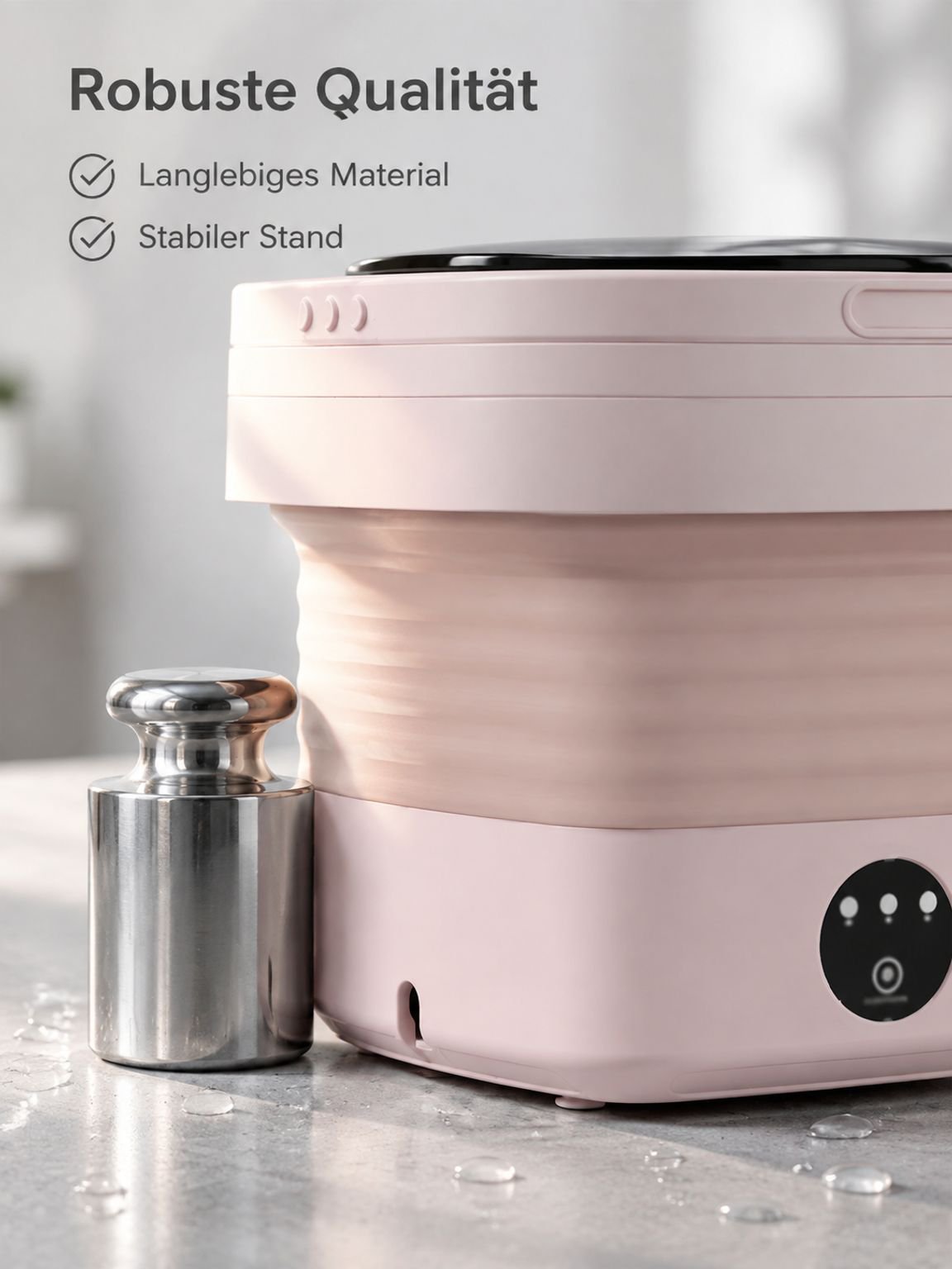 Tragbare faltbare Mini-Waschmaschine
