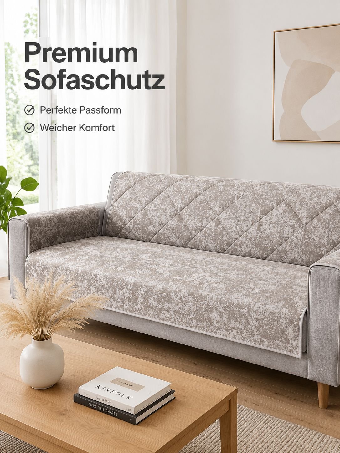 Multifunktionale anti-Kratz Sofadecke, rutschfest und schmutzabweisend
