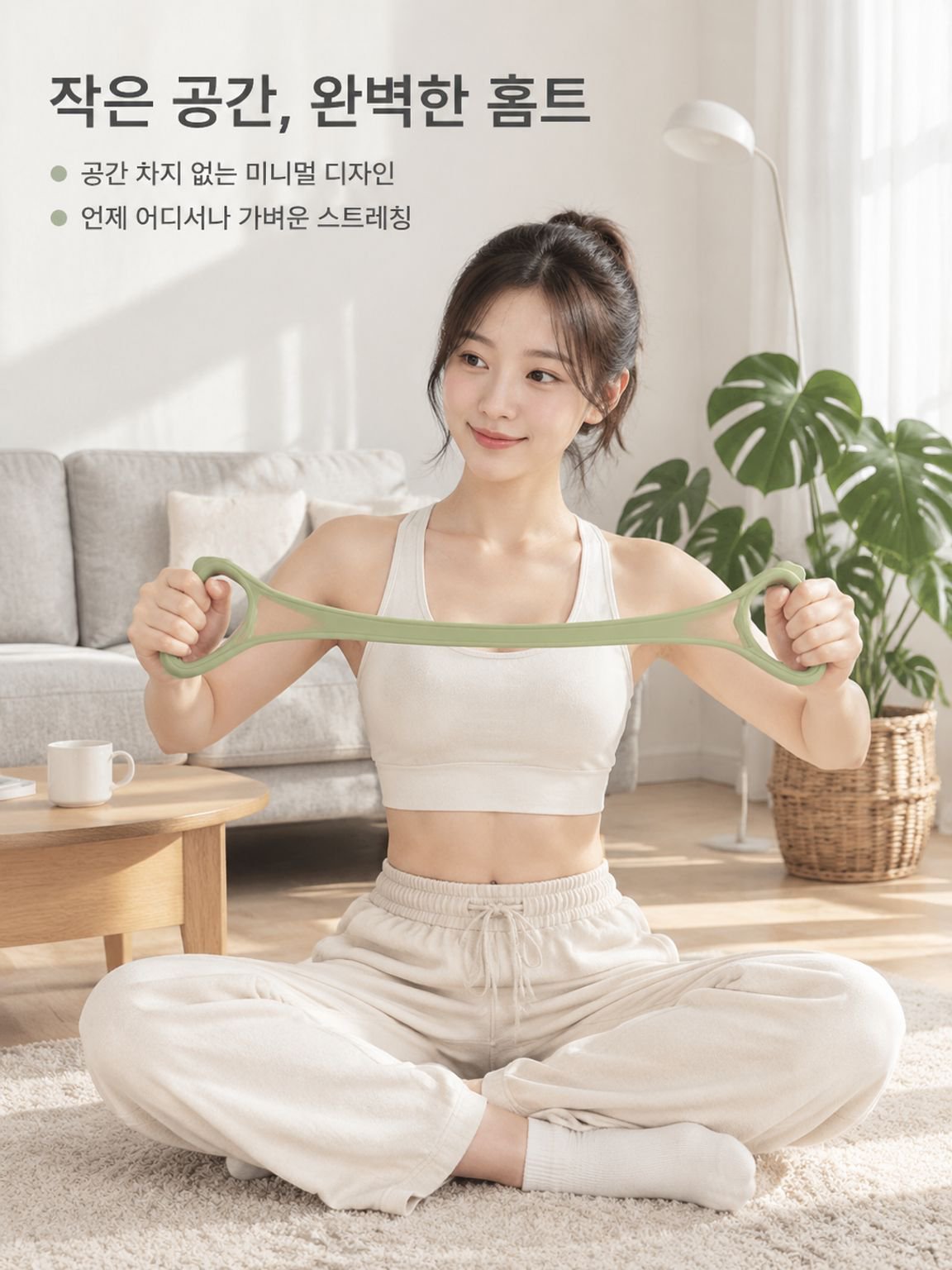 8자 탄력 밴드 저항기 남녀 공용 피트니스 슬리밍 기구