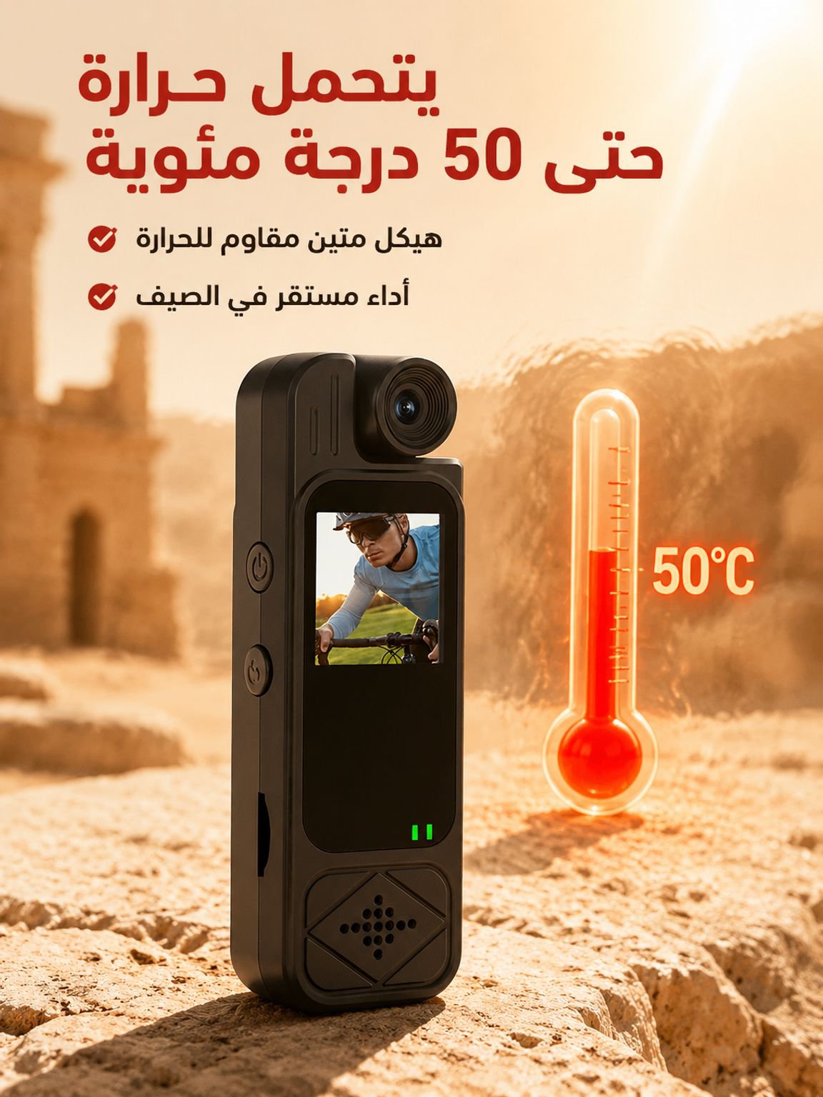 【كاميرا جيب صغيرة】جهاز تسجيل محمول مزود بشاشة