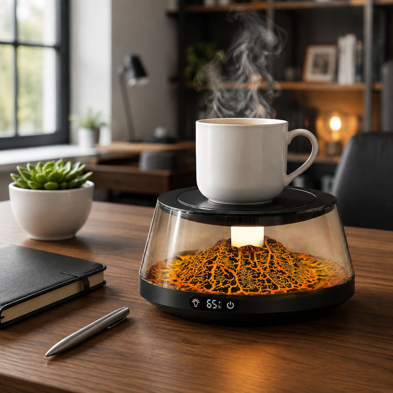 constant temperature cup mat warm cup mat warm cup mat smart heating coffee insulation 4 stage tempe