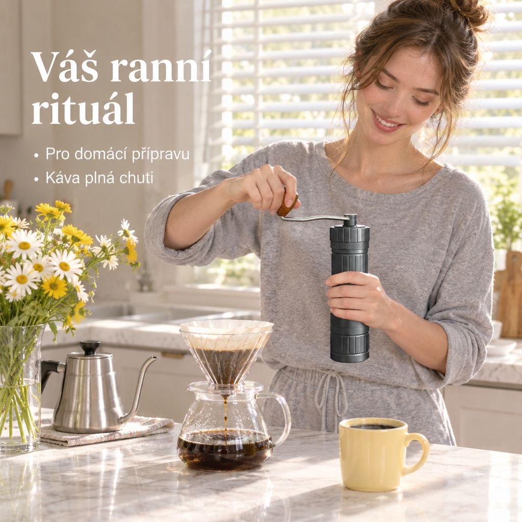 Prémiová ručně mletá kávová zrna