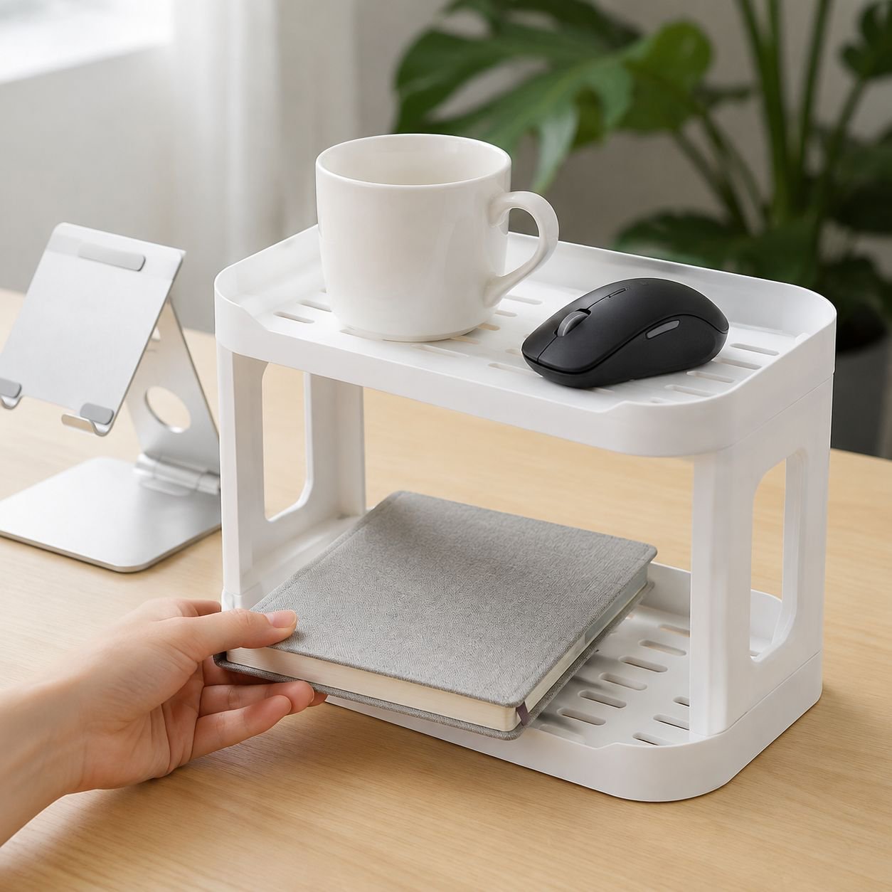 Desktop Simple Double-layer Storage Rack