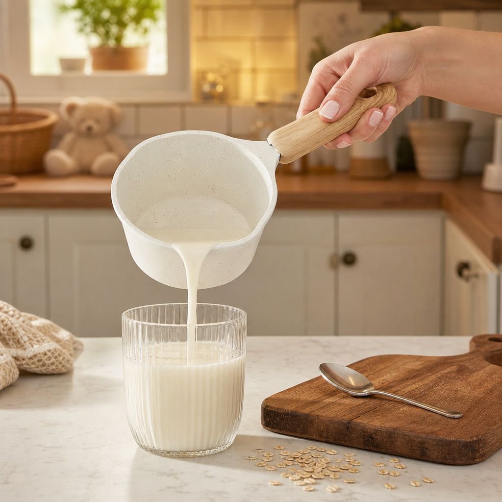 Multifunctional baby supplement nonstick milk pan
