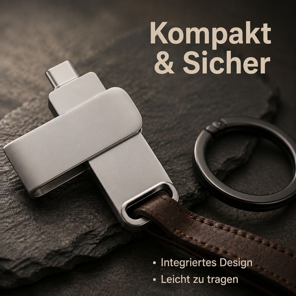 Type-C USB-Stick für Handy und Computer, tragbarer Dual-Interface Speicherstick