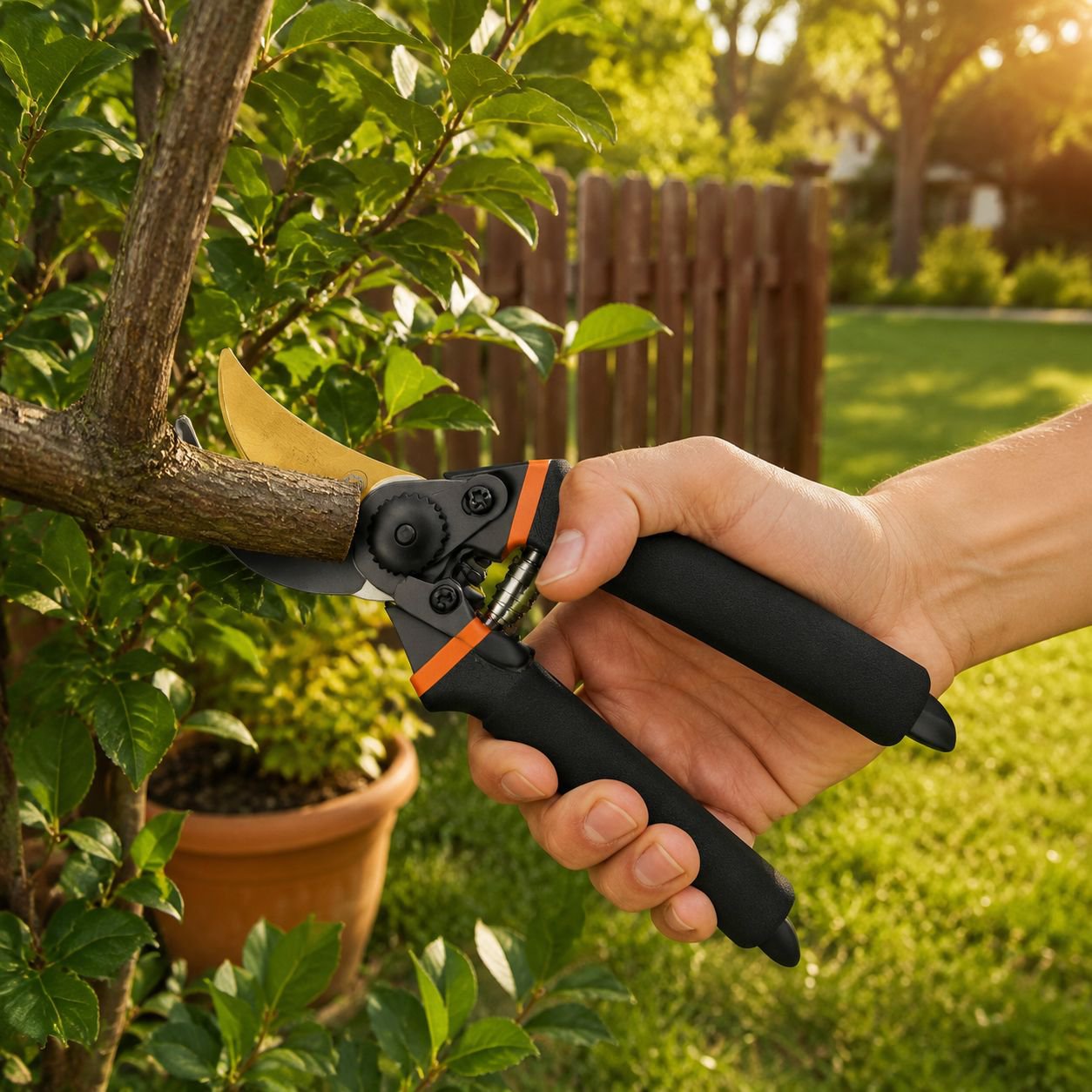 Junxia Multi-purpose Garden Shears, Heavy Branch Pruning Scissors