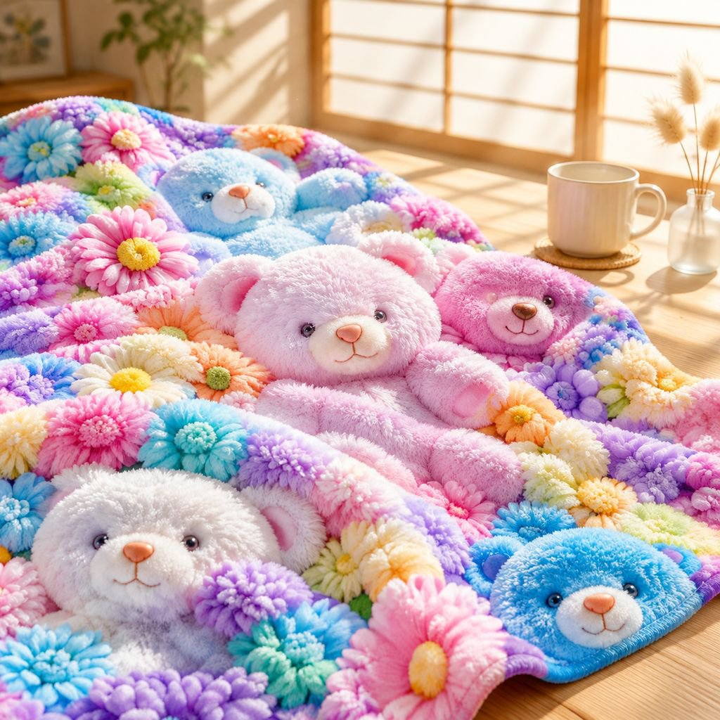 お昼寝用エアコン対策ブランケットの全体写真