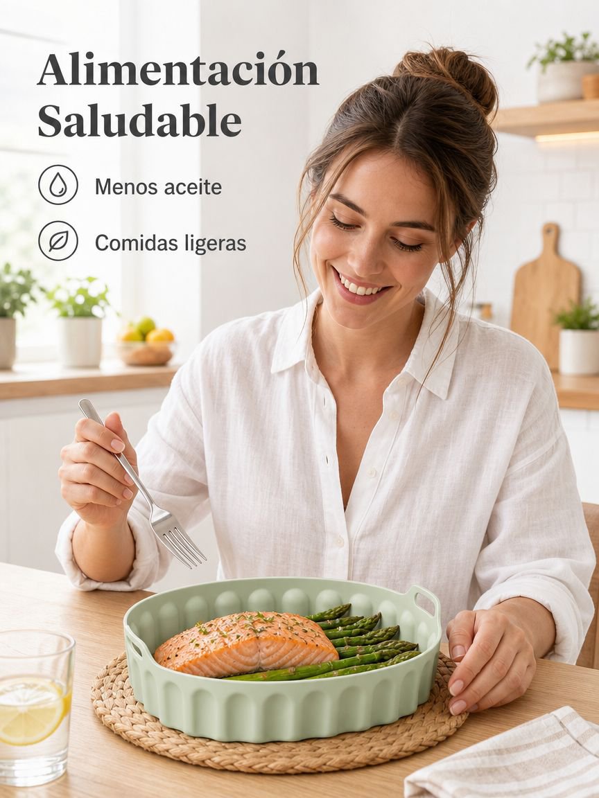 Bandeja de silicona para freidora de aire