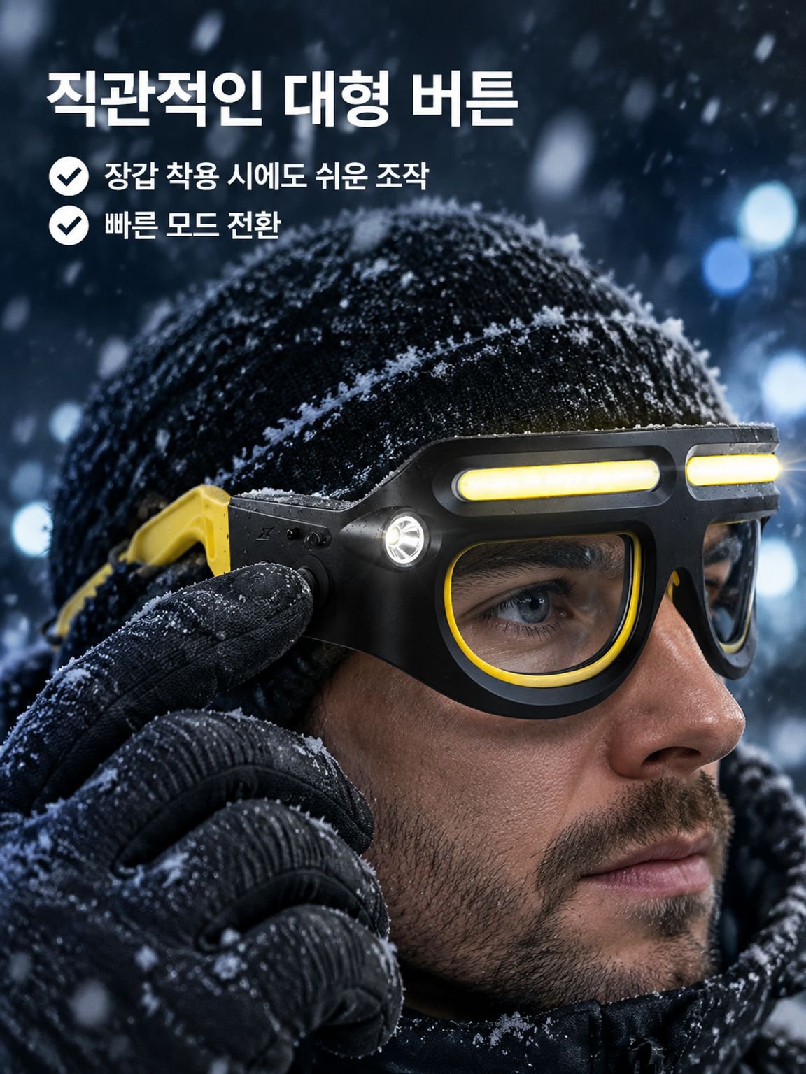 다기능 스마트 아웃도어 헤드램프