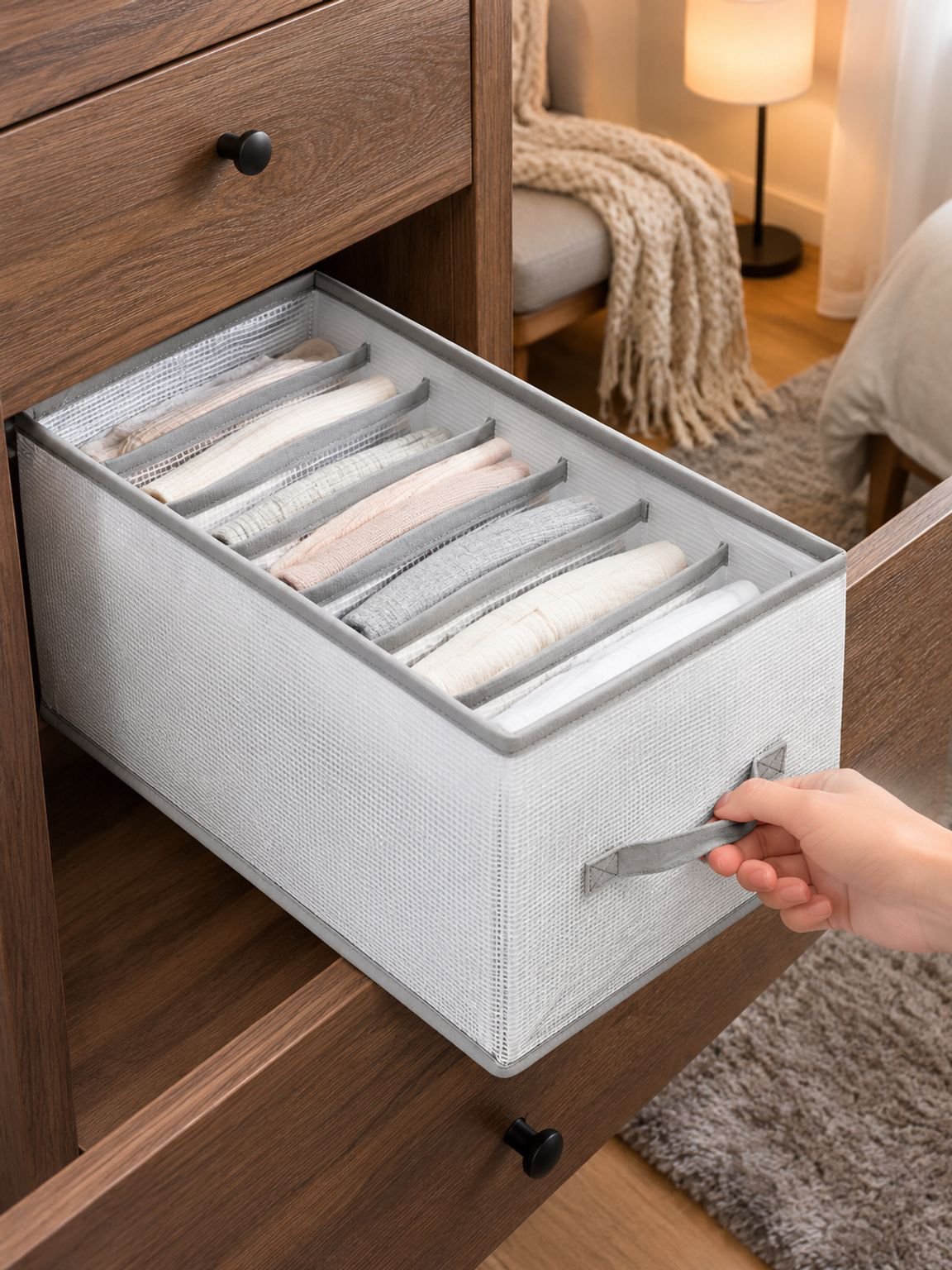 Wardrobe Drawer Organizer Storage Box