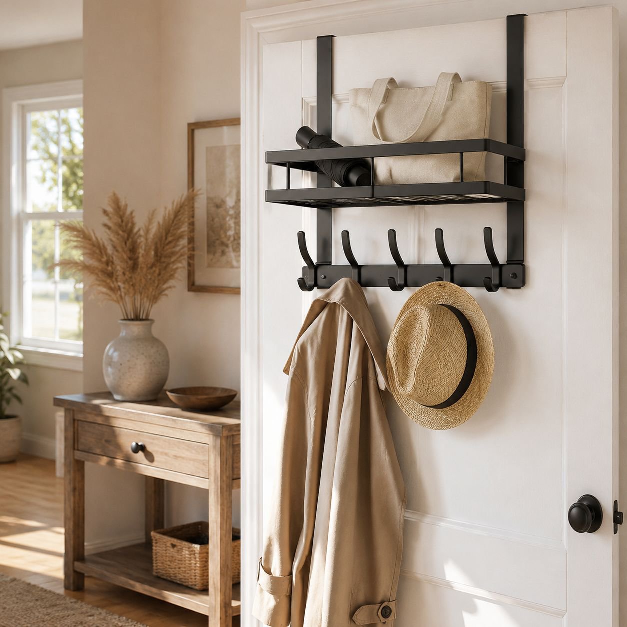 Minimal Multi-purpose Door Back Wall-mounted Organizer