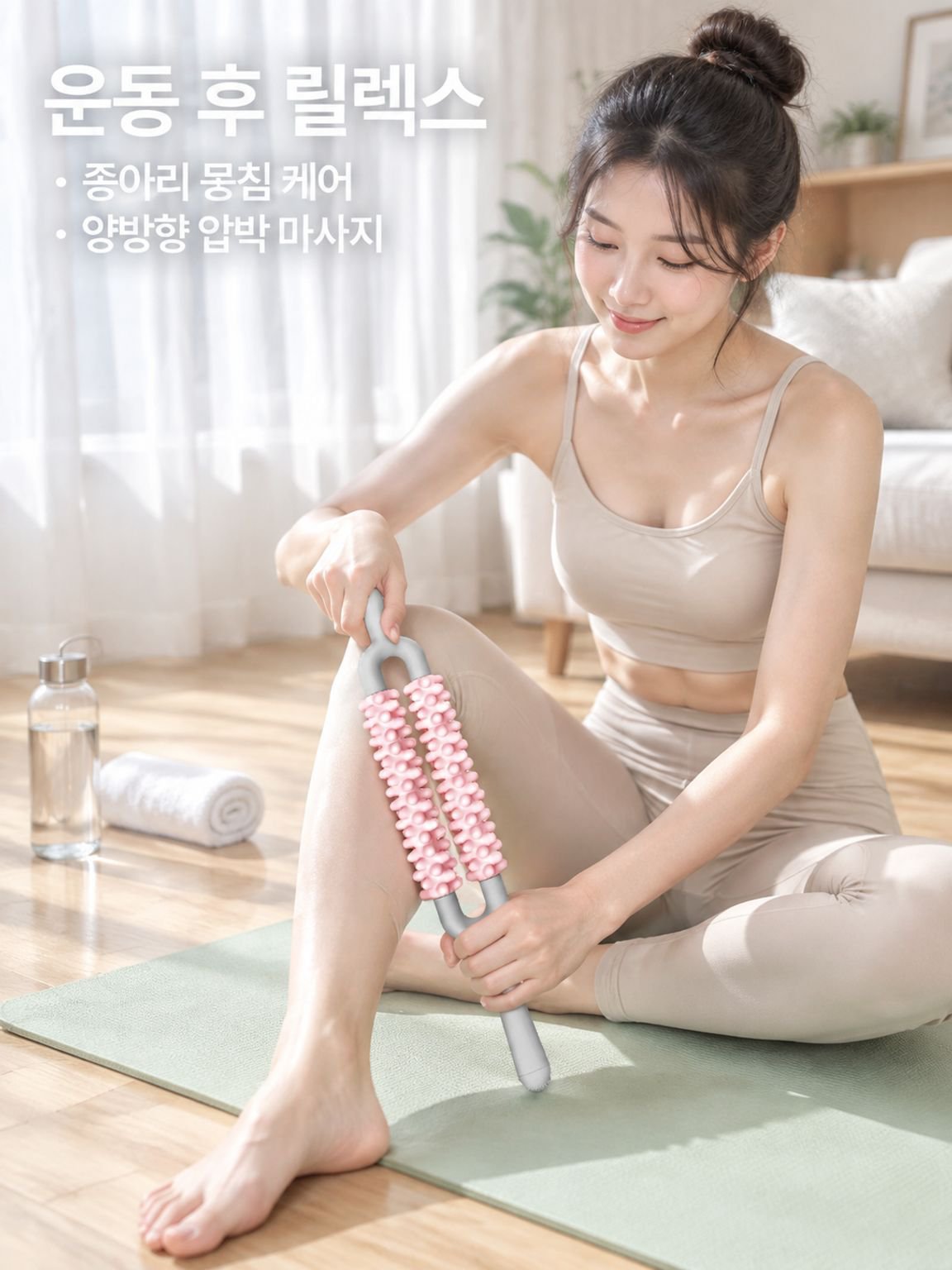 요가 롤러 릴렉세이션 마사지기