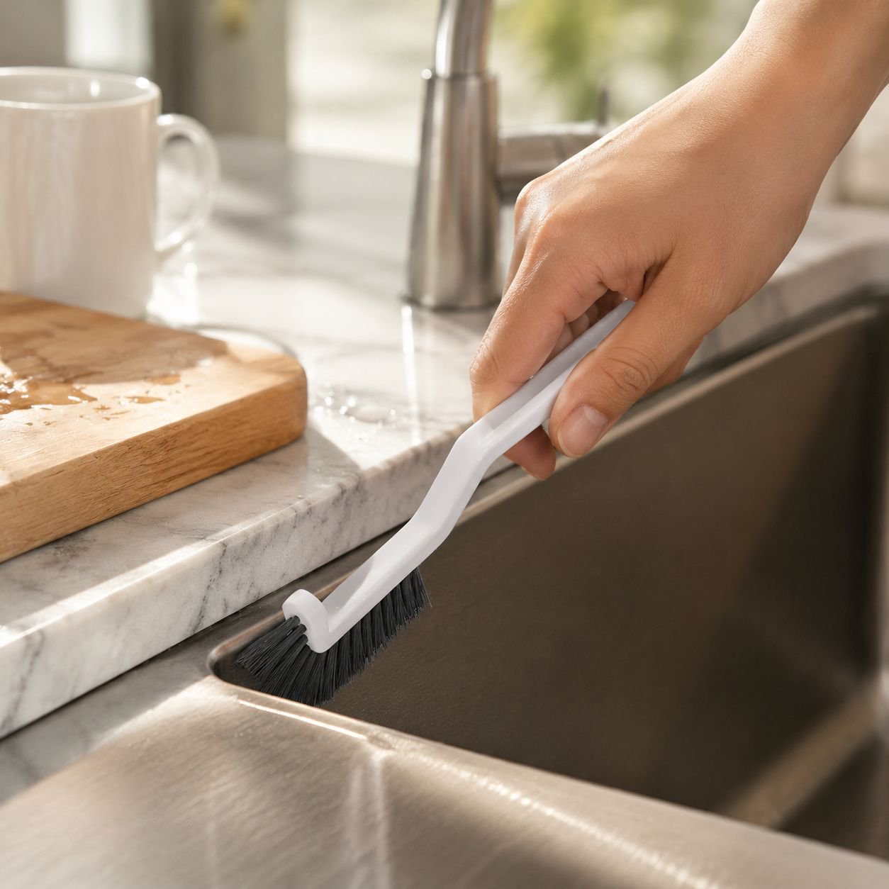 Powerful Tile Cleaning Brush for Bathroom and Kitchen