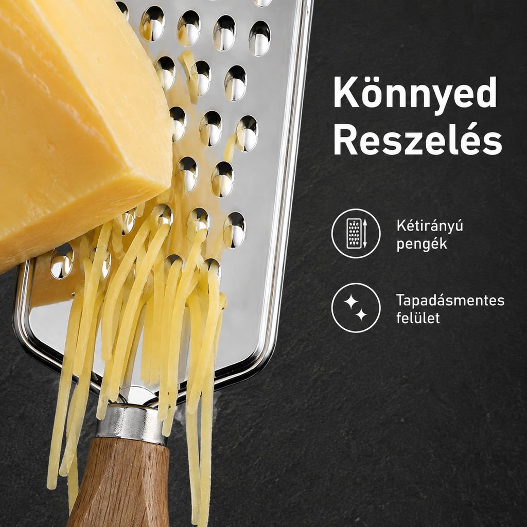 Fa nyelű sajtreszelő
