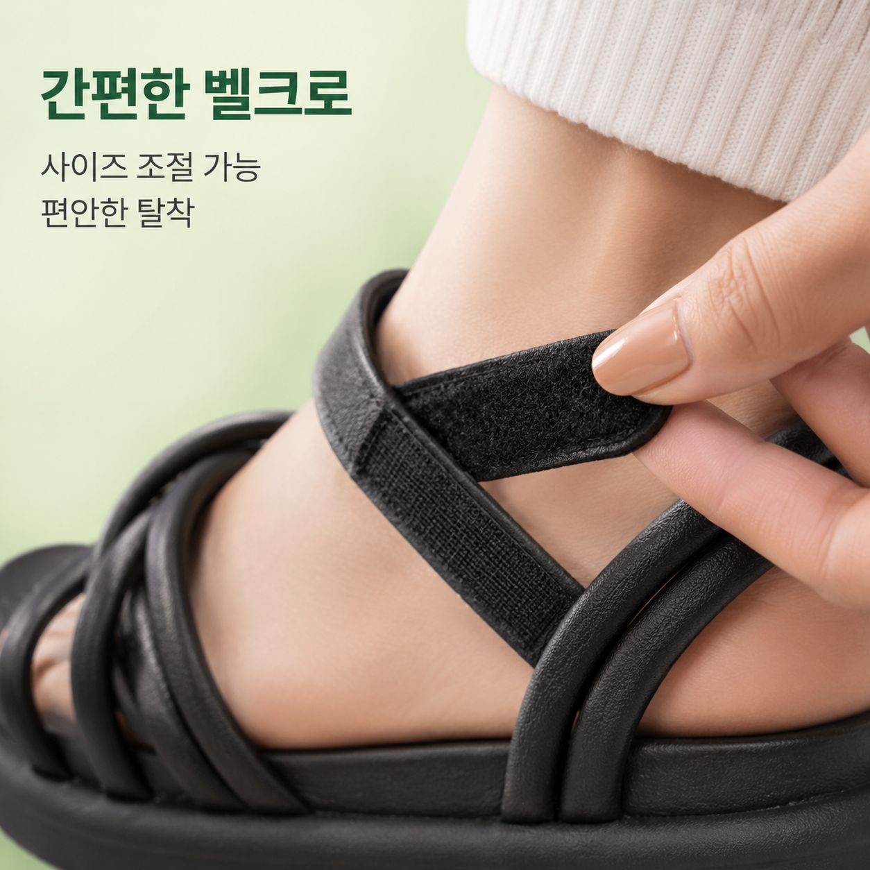 트렌디한 로마 스타일 플랫폼 샌들 여름 신상