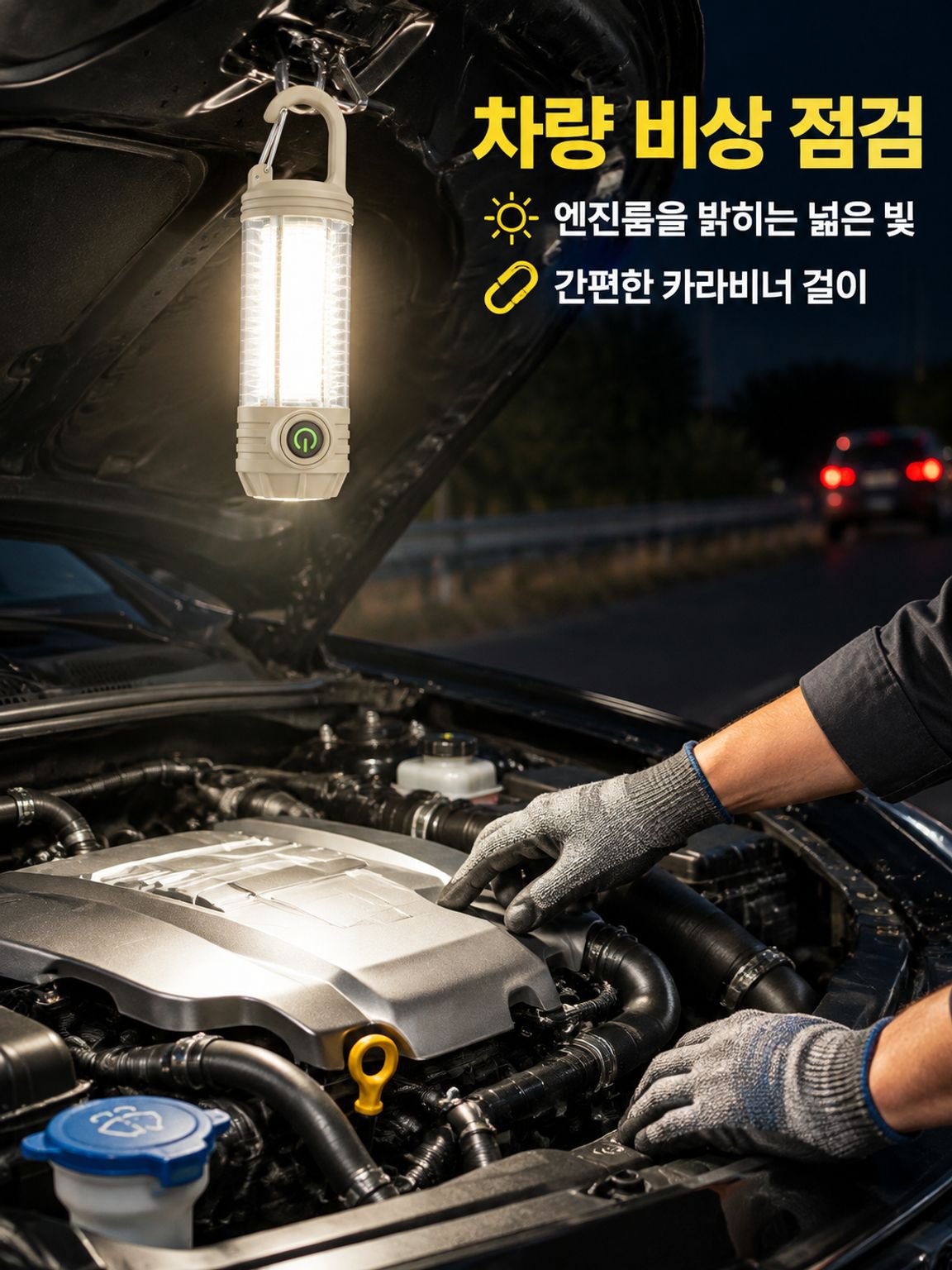 다기능 야외 LED 손전등 비상 조명등