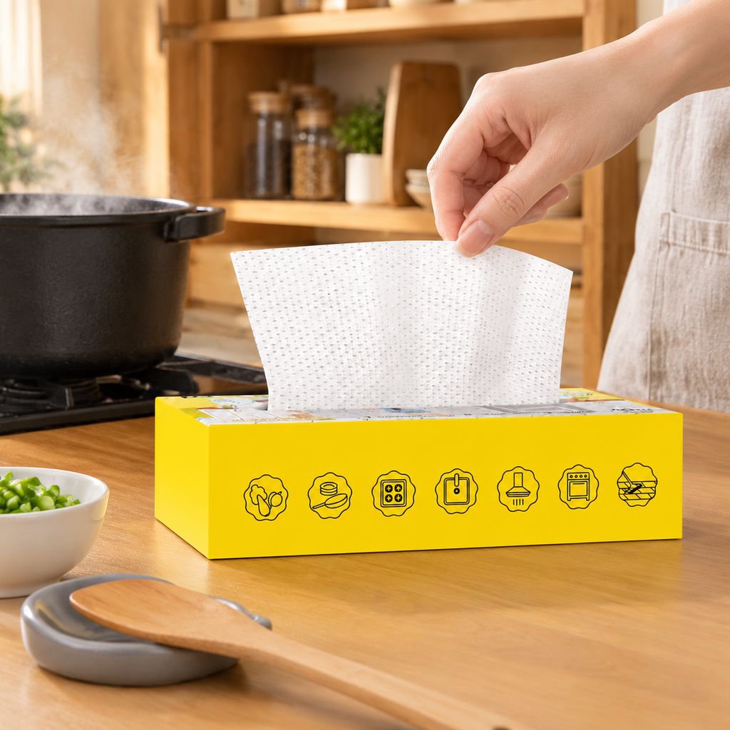 使い捨て泡立ち食器洗いクロス ふきんとしても使用可能