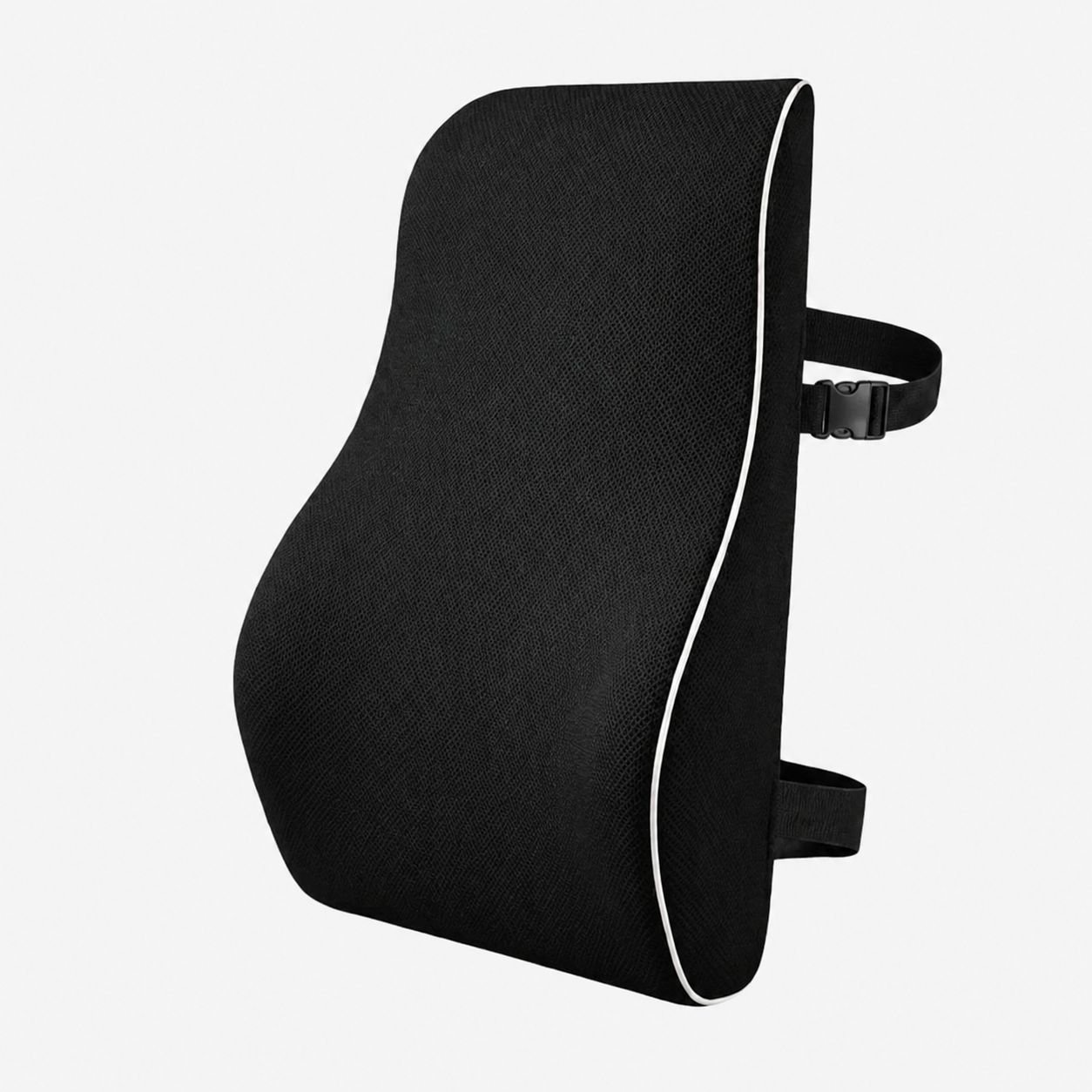 Ergonomisches Memory-Foam-Lendenkissen, großes Lendenwirbelkissen für Auto und Büro