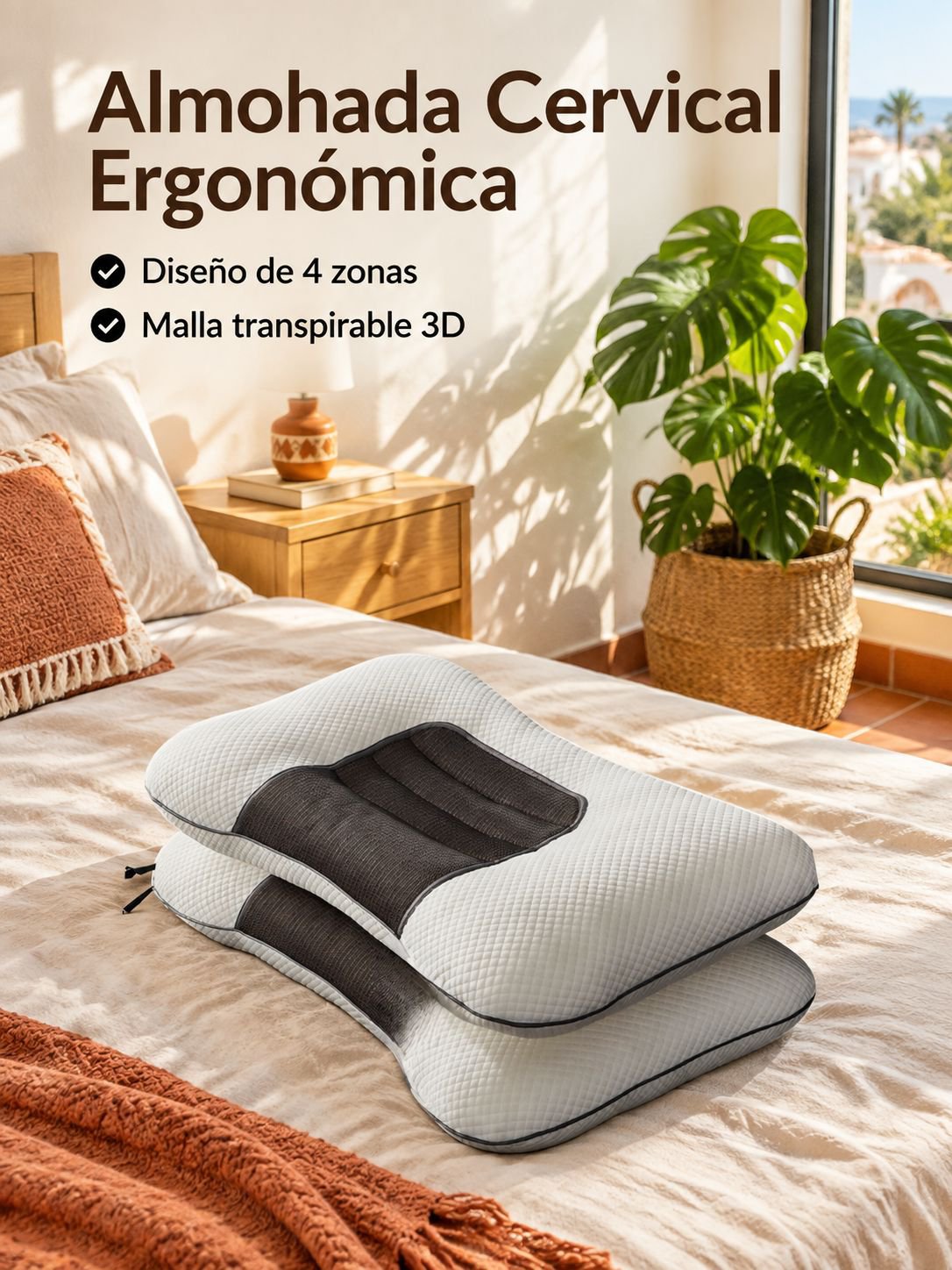 Almohada de soporte para el cuello