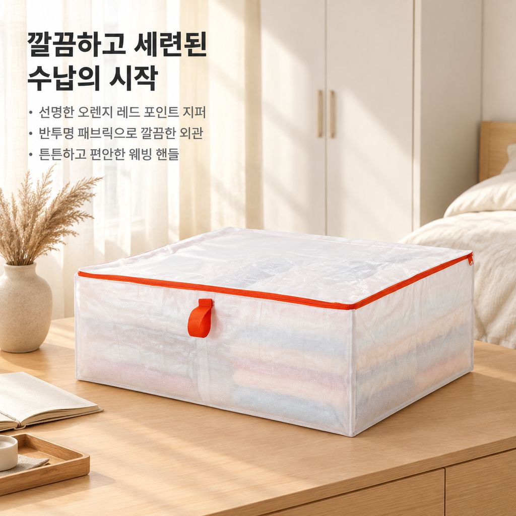  파클라 수납백 옷정리 방수 방습 곰팡이방지 대형 두꺼운 수납함