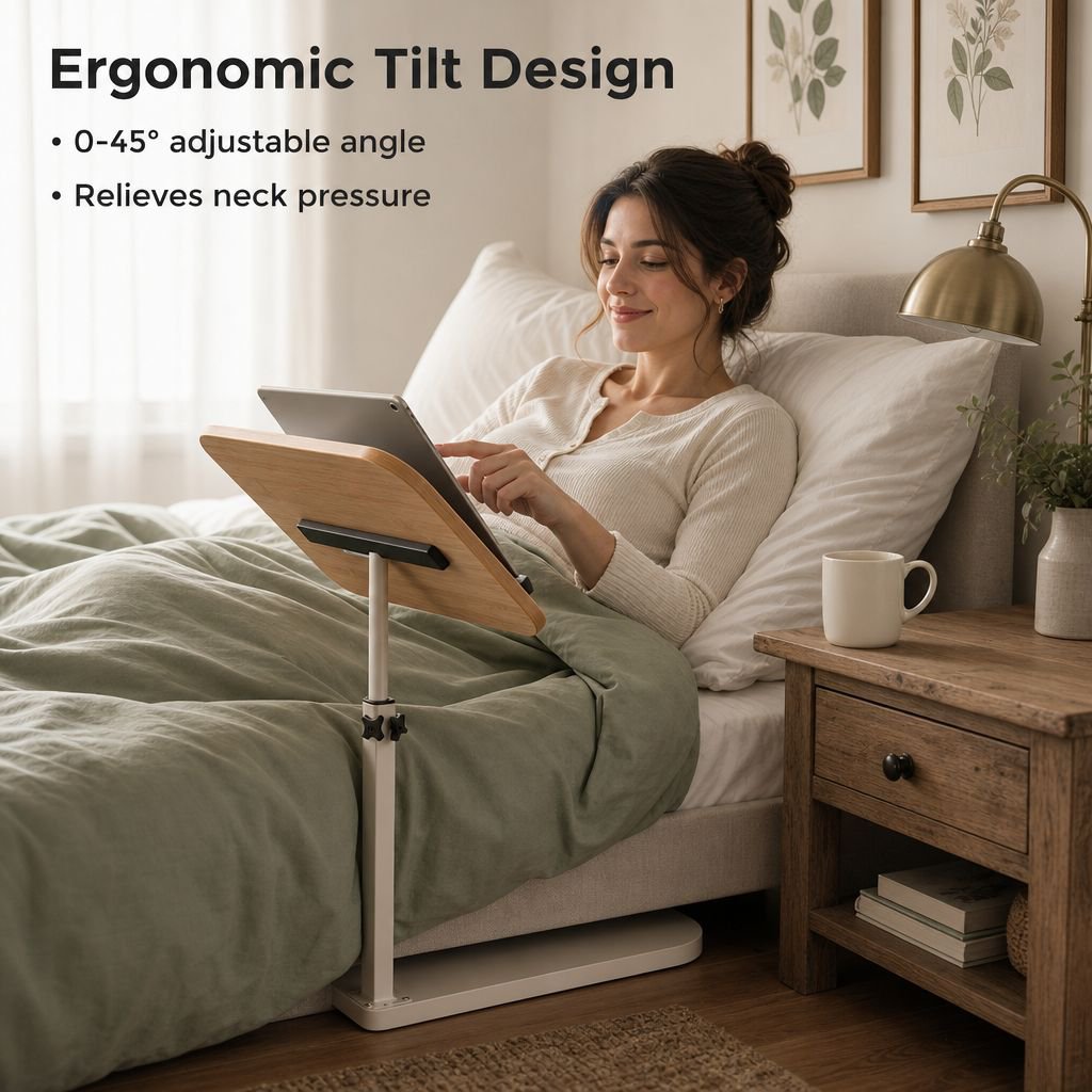Portable Small Table for Bedroom and Living Room