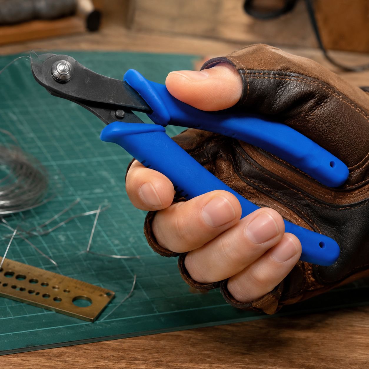 Stainless steel blades of multi-purpose kitchen scissors