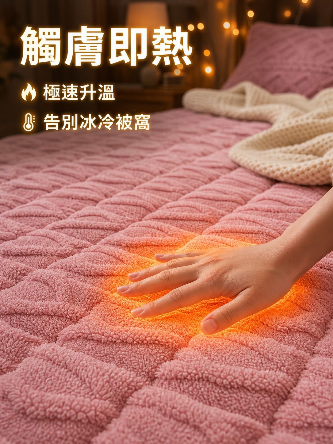 加絨保暖床墊