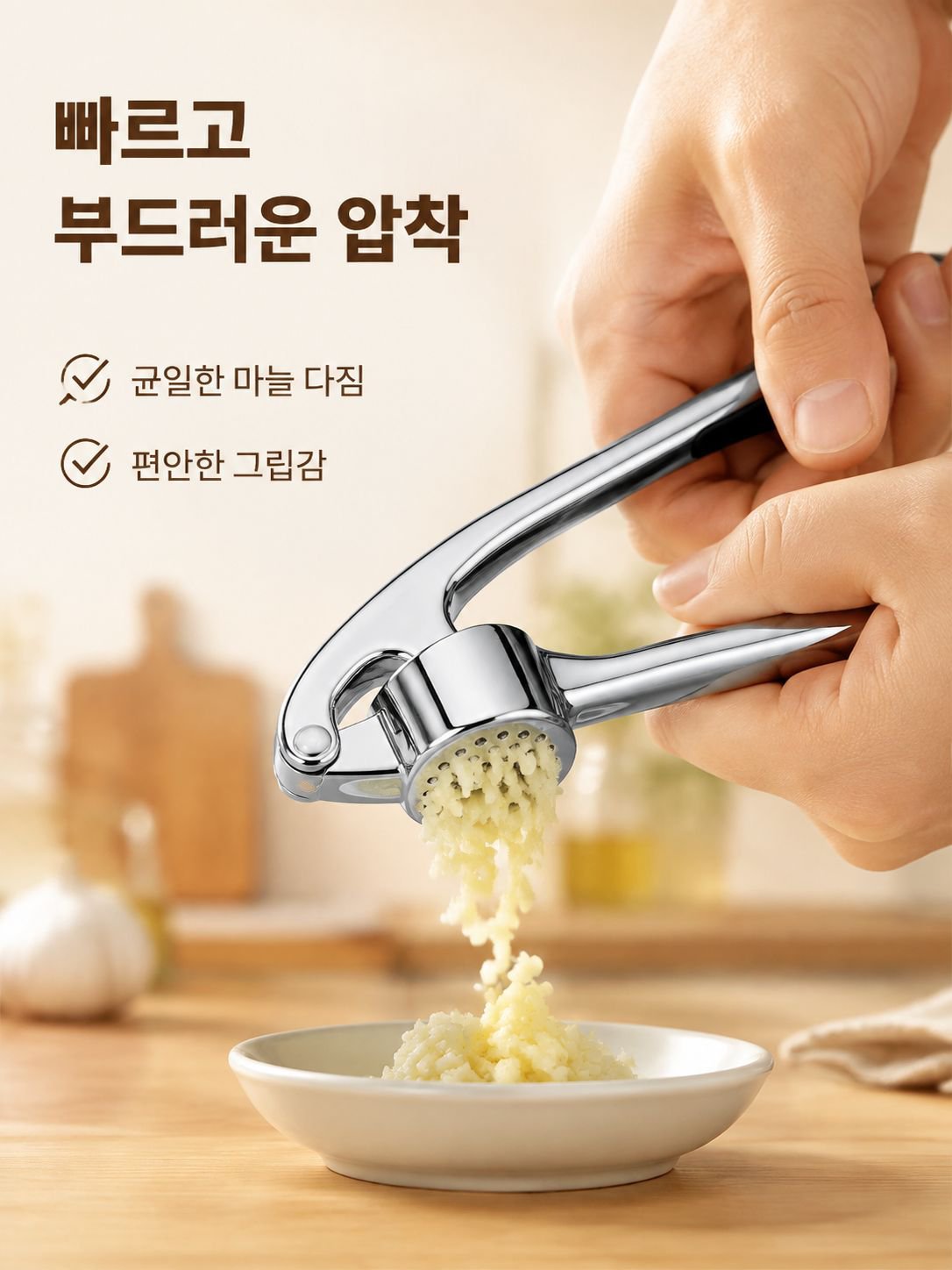 수동 마늘 믹서 분쇄기