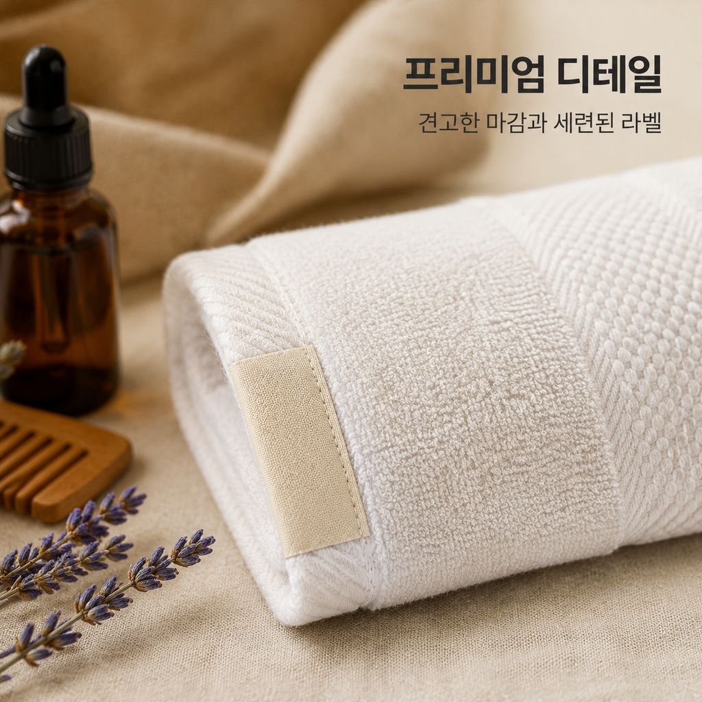 항균 순면 부드러운 타월