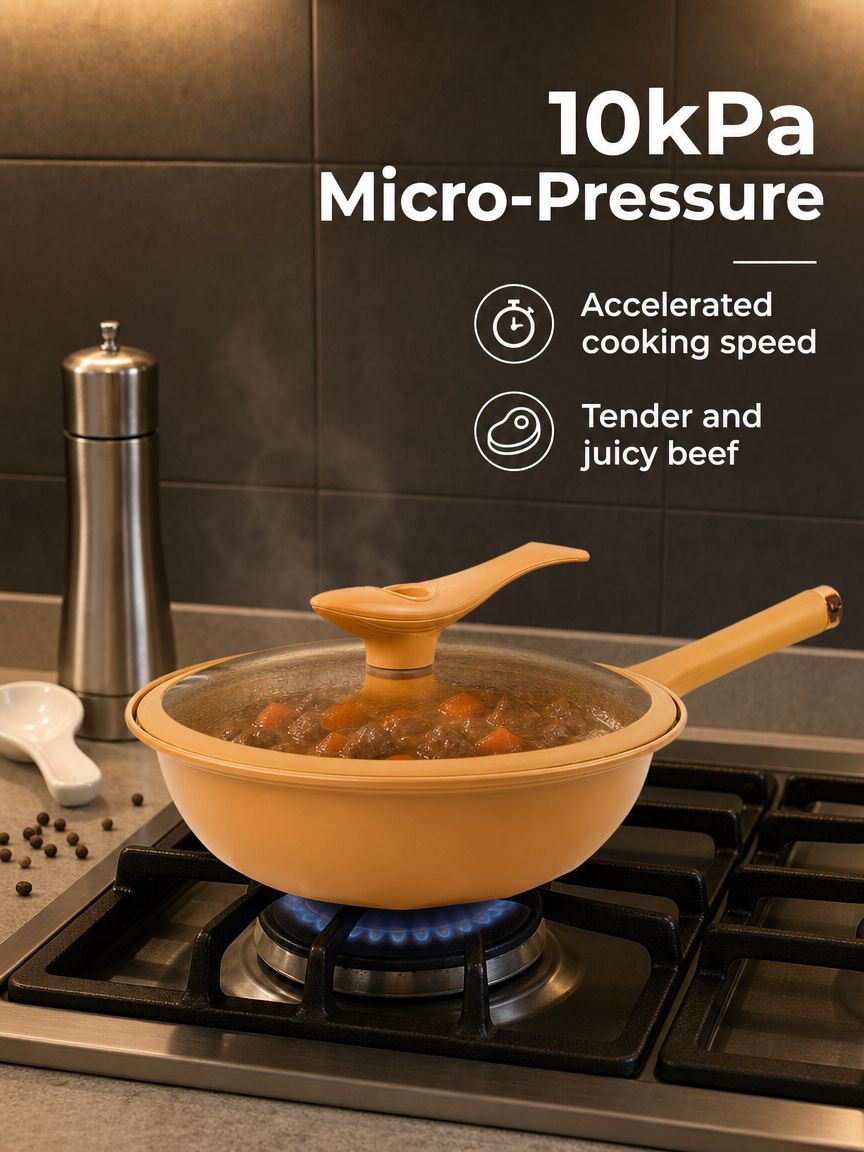High Pressure Microwave Non-stick Frying Pan