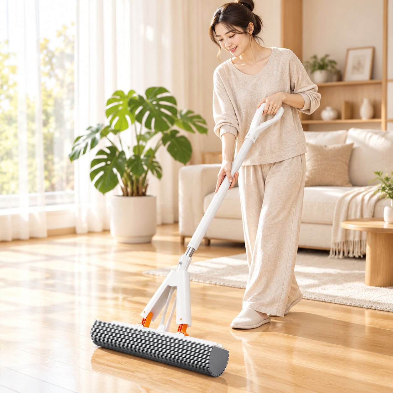 カビや水垢を簡単に落とすバスモップ