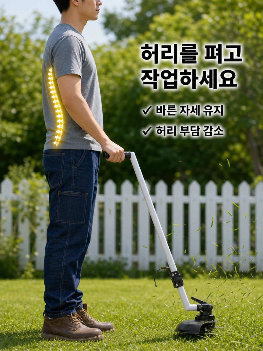 예초기 보조 손잡이 어깨끈