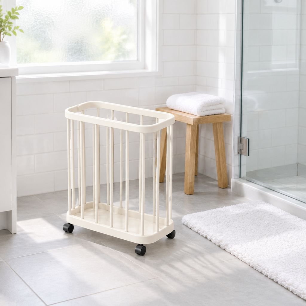 Multifunctional Waterproof Storage Basket for Laundry, Bathroom, and Gym Equipment