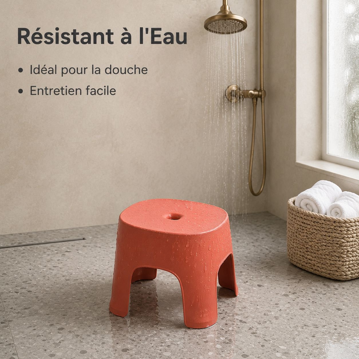 Tabouret de maison pour changer de chaussures