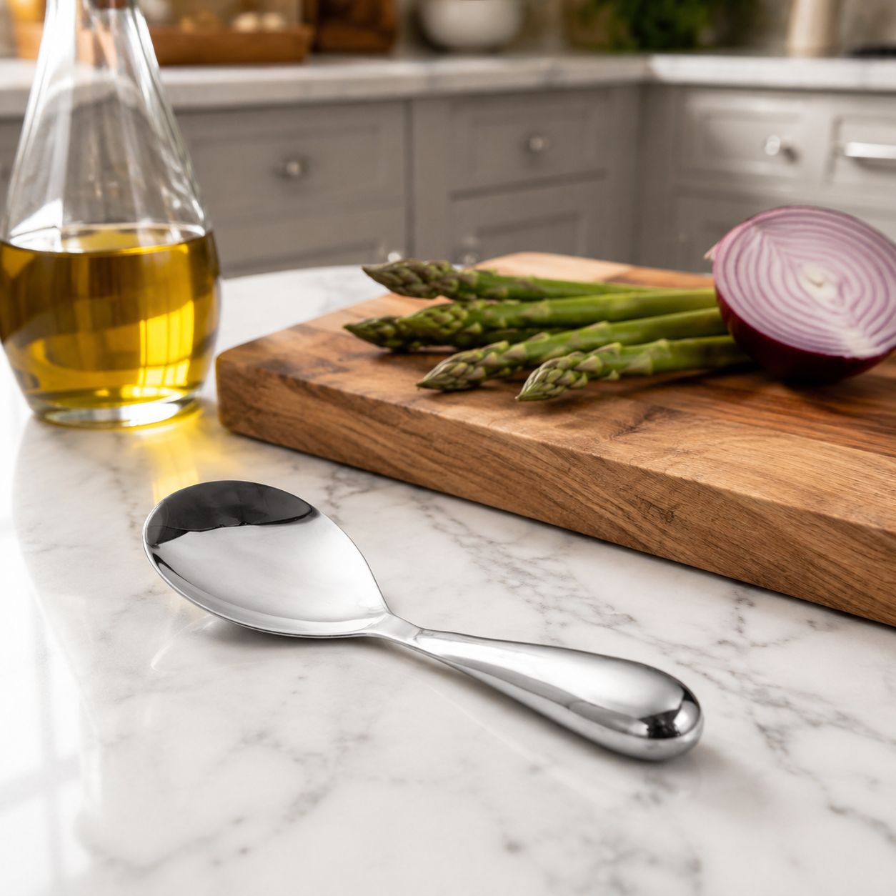 Large Nonstick Stainless Steel Household Canteen Spoon