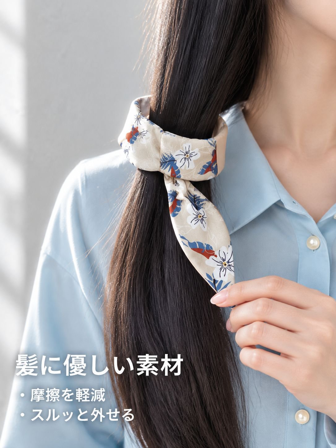 輝くヘッドバンドリボン