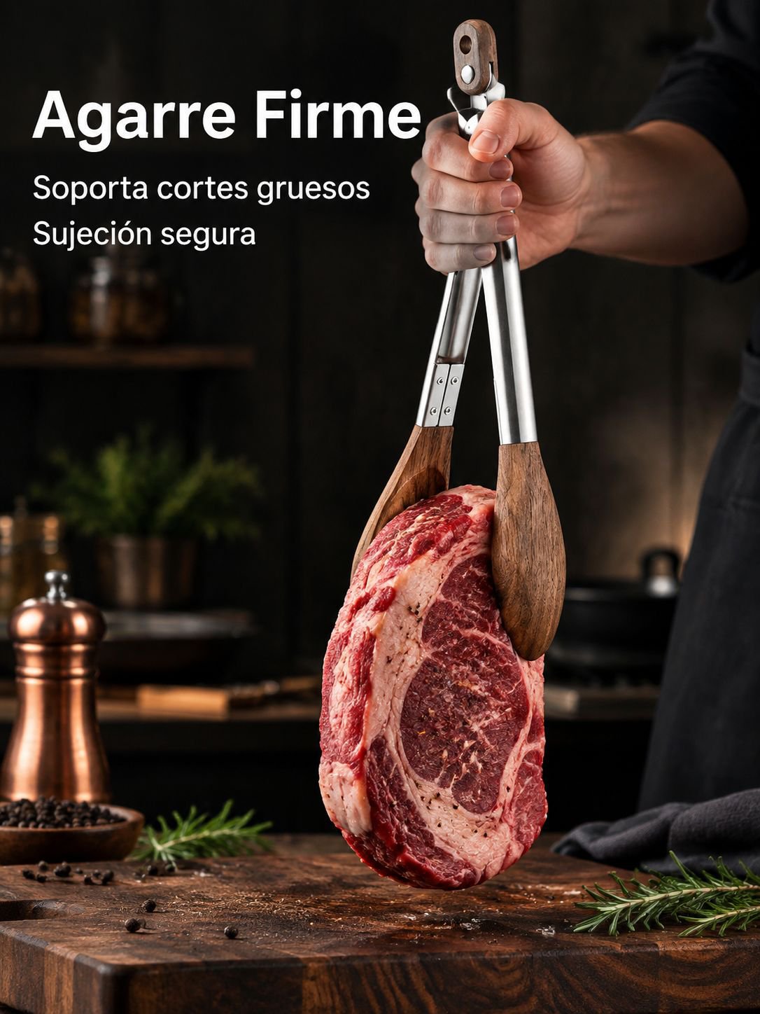 Pinzas de madera para alimentos
