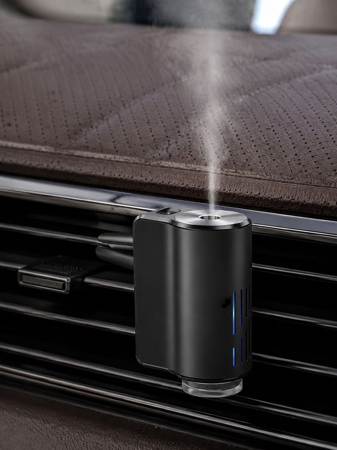 Máquina de aromaterapia para automóvil con salida de aire inteligente, difusor automático de aleació