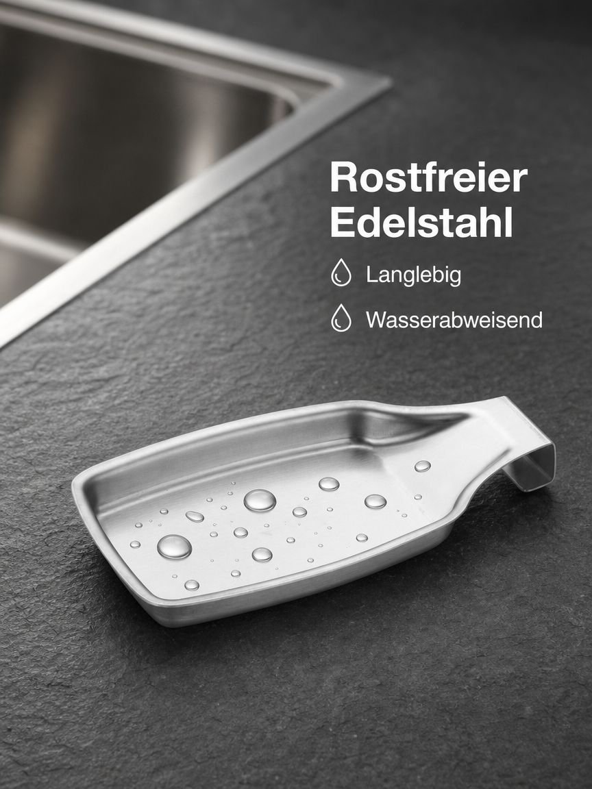 304 Edelstahl Löffelhalter Küchenutensilien Regal